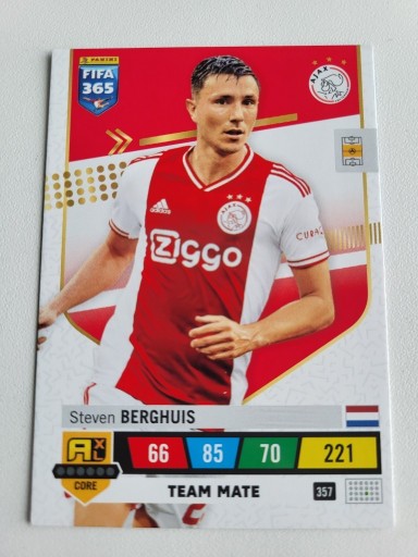 Zdjęcie oferty: FIFA 365 2023 CORE TEAM MATE 357 BERGHUIS AJAX