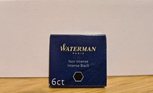 Zdjęcie oferty: Naboje Waterman czarne 6 ct 6 sztuk