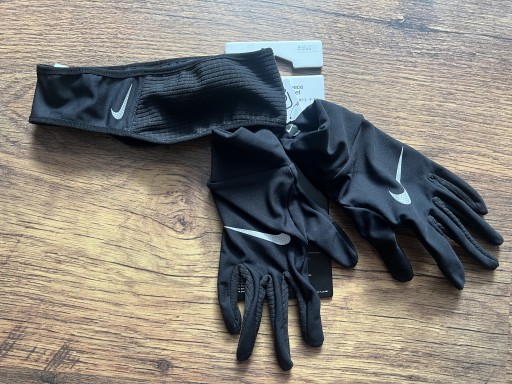 Zdjęcie oferty: Nike rękawiczki i opaska damska roz M/L komplet!