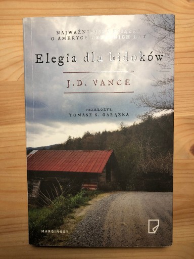 Zdjęcie oferty: Elegia dla bidoków, J. D. Vance