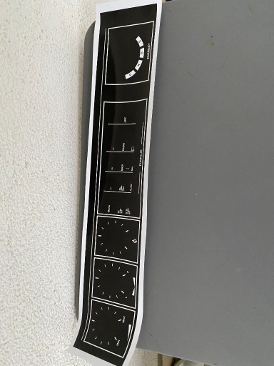 Zdjęcie oferty: RMS 404 Samolepna naklejka z napisami funkcji 