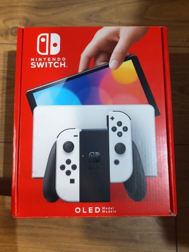 Zdjęcie oferty: Nintendo Switch OLED biały, v2, 64Gb, +4gry +etui