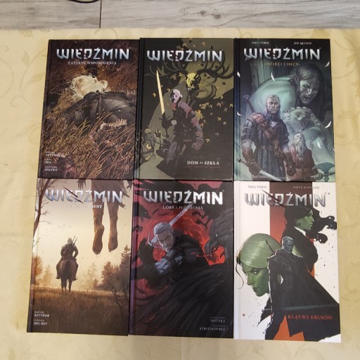 Zdjęcie oferty: Wiedźmin zestaw  komiksów  1-6 