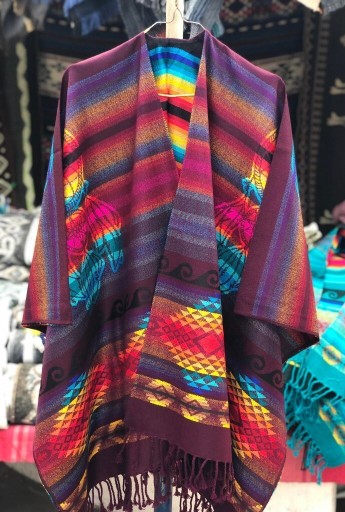 Zdjęcie oferty: Poncho Ekwador Otavalo Alpaka Etno 