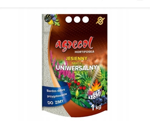 Zdjęcie oferty: Jesienny nawóz uniwersalny 1kg agrecol hortifoska