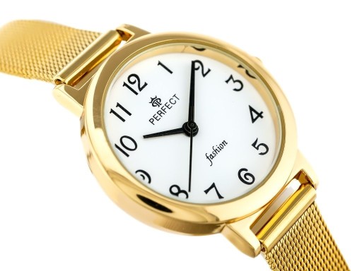 Zdjęcie oferty: Zegarek damski Perfect Złoty bransoleta Klasyczny