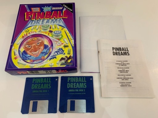 Zdjęcie oferty: Pinball Dreams Amiga Dyskietka 3.5” Komplet