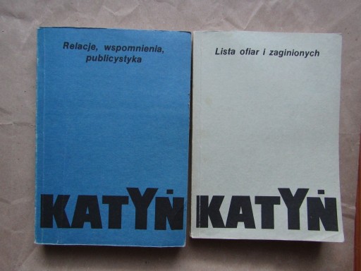 Zdjęcie oferty: „Katyń” dwie książki