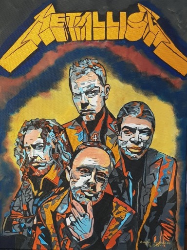 Zdjęcie oferty: Metallica obraz na płótnie