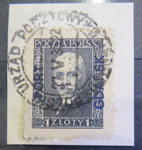 Zdjęcie oferty: Port Gdańsk Znaczek opłaty z pionowym nadrukiem Fi 22  gw. Jendroszek