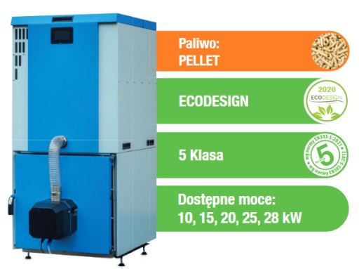 Zdjęcie oferty: Kocioł Kotłostal Pellet Slimet 25 28 kw