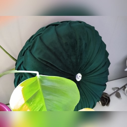 Zdjęcie oferty: Ozdobna poduszka Velvet zieleń Glamour