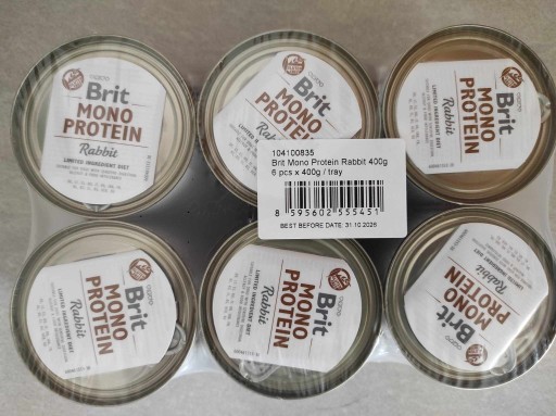 Zdjęcie oferty: Brit Mono Protein Rabbit Królik 6x400 gram 