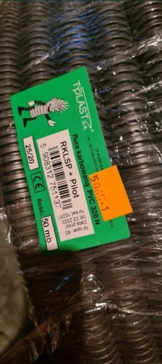 Zdjęcie oferty: TT PLAST rura karbowana PVC 320N 25/20 50mb RKLSP 