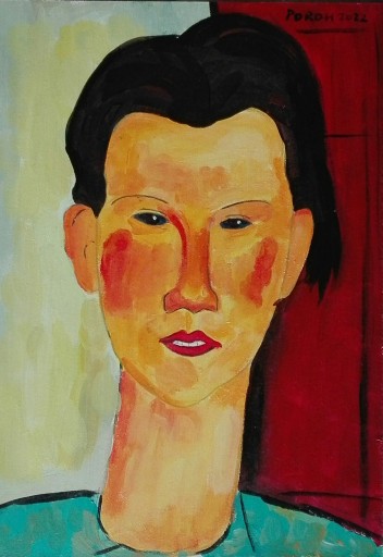 Zdjęcie oferty: Amedeo Modigliani, Portret Chaima Soutine, 21x29,7