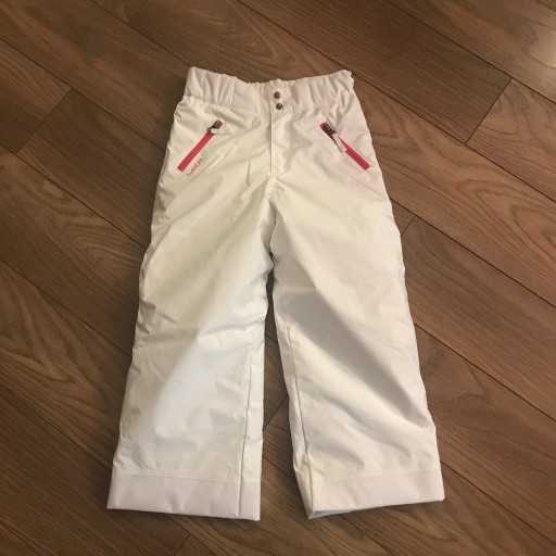 Zdjęcie oferty: Spodnie na narty decathlon białe 6 lat