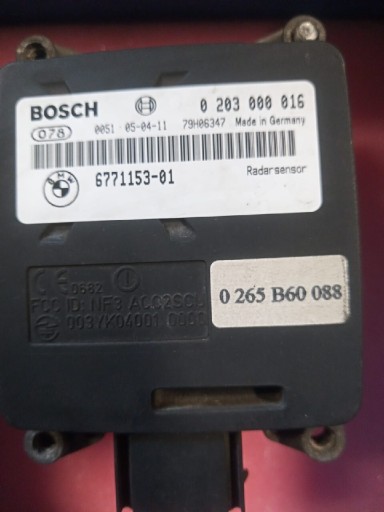 Zdjęcie oferty: Radar BMW E65 E66 6771153