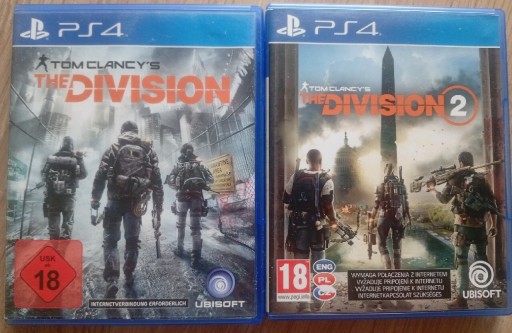 Zdjęcie oferty: Tom Clancy's The Division PS4 PS5 PL + The Division 2 PS4 PS5 PL kpl.