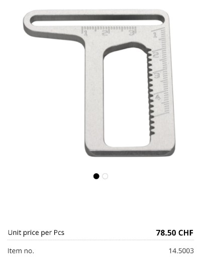 Zdjęcie oferty: G+E Ratchet for cheek piece, aluminium, right