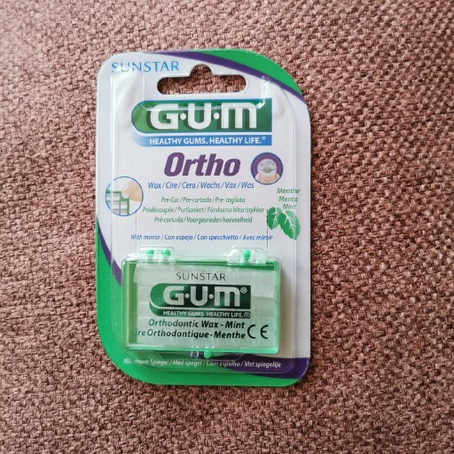 Sunstar GUM Ortho miętowy wosk ortodontyczny Toruń Kup teraz na
