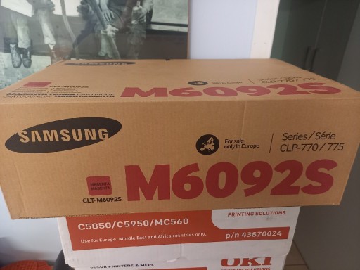 Zdjęcie oferty: Samsung CLT-M6092S CLP-770/775 oryg. toner magenta