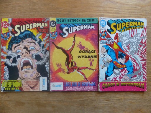 Zdjęcie oferty: Superman 11-12/93, 1/94 Tm-Semic (3 komiksy)