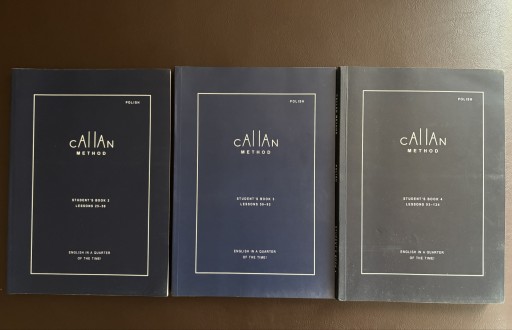 Zdjęcie oferty: Callan Method 25-58, 59-92, 93-124