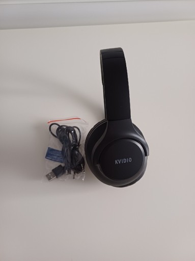 Zdjęcie oferty: Słuchawki Bezprzewodowe Nauszne Bluetooth Czarne KVIDIO WH201A
