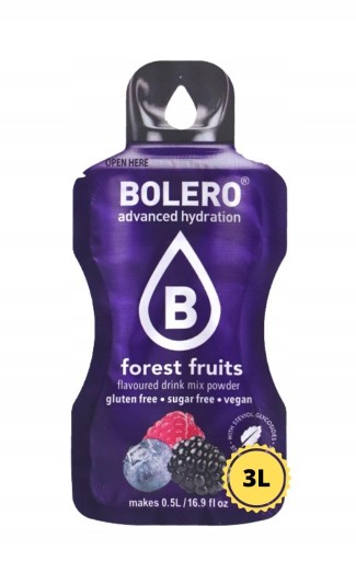 Zdjęcie oferty: Bolero, napój bez cukru,fit drink,forest fruits