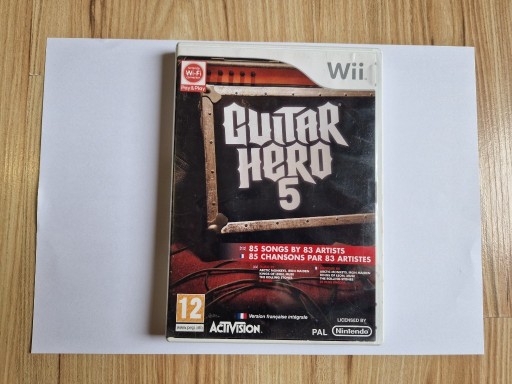 Zdjęcie oferty: Gra GUITAR HERO 5 Nintendo Wii