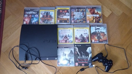 Zdjęcie oferty: PS3 Slim 500GB + Zestaw Gier