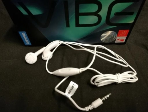 Zdjęcie oferty: Słuchawki stereo 3,5mm Lenovo białe-5szt. ORYGINAŁ