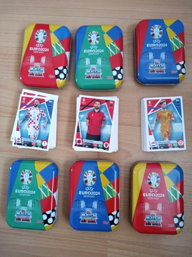 Zdjęcie oferty: Topps Match Attax Euro 2024 Mała Puszka 40 kart  