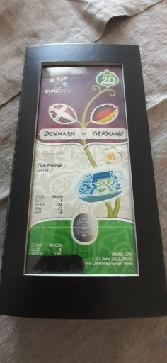 Zdjęcie oferty: Bilet Euro 2012, Dania vs. Niemcy, z książeczką.