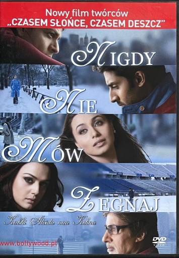 Zdjęcie oferty: DVD: Nigdy nie mów żegnaj (Bollywood)