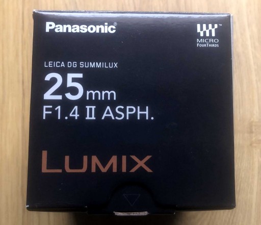 Zdjęcie oferty: Obiektyw Panasonic H-XA025E, 25 mm F1.4, nowy, gw