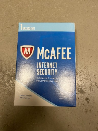Zdjęcie oferty: McAfee Internet Security 1PC /1Rok
