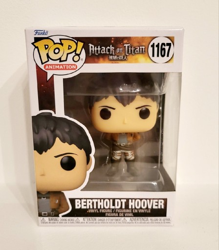 Zdjęcie oferty: Funko Pop! Attack on Titan 1167 Bertholdt Hoover