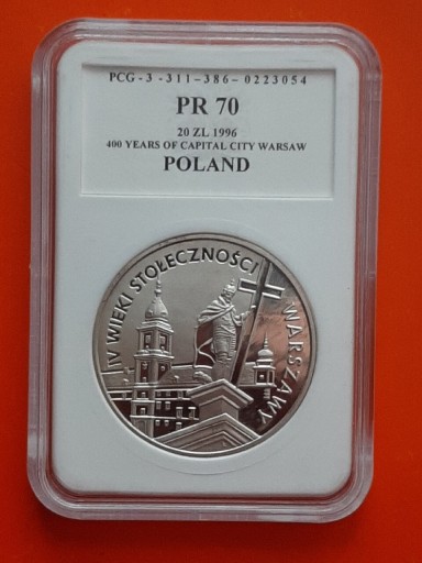 Zdjęcie oferty: 20 zl - IV WIEKI STOŁECZNOŚCI WARSZAWY - PCG PR70