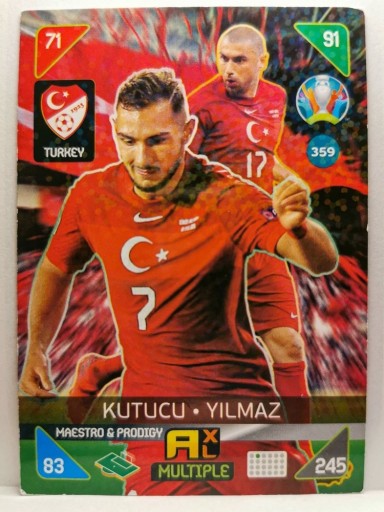 Zdjęcie oferty: EURO2020 '21KickOff nr 359 KUTUCU / YILMAZ