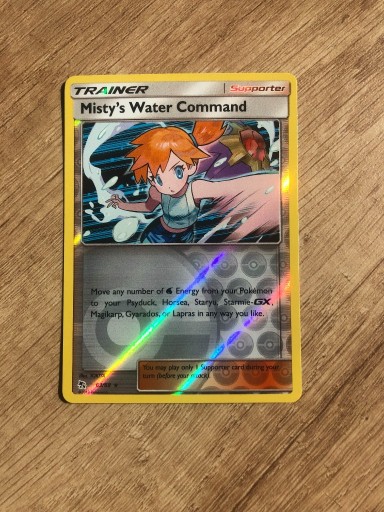 Zdjęcie oferty: Karta pokemon Misty Water Command reverse 63/68 Hidden Fates