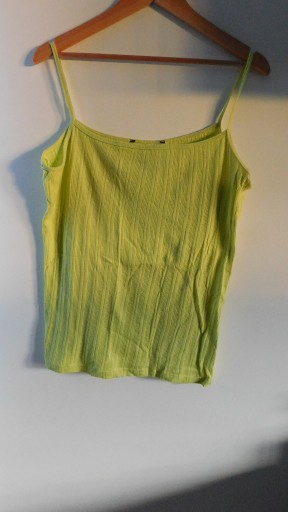 Zdjęcie oferty: Bluzki na ramiączkach limonka bawełna 42/XL3 szt
