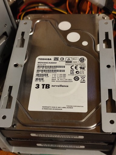 Zdjęcie oferty: Dysk twardy Toshiba 3TB, SATA III 