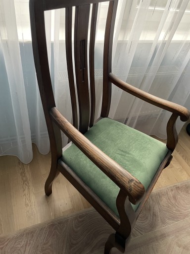 Zdjęcie oferty: Krzesło, fotel vintage „tronowe” super.