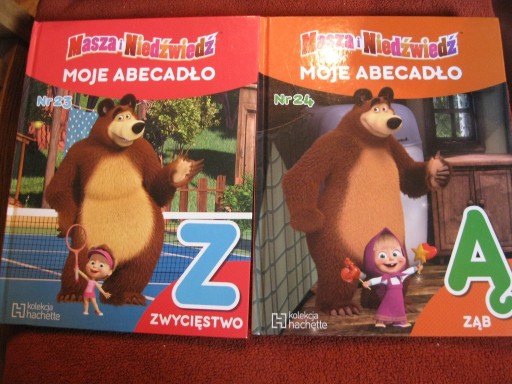 Zdjęcie oferty: Masza i niedźwiedź Moje abecadło x 2 nr 23 i 24