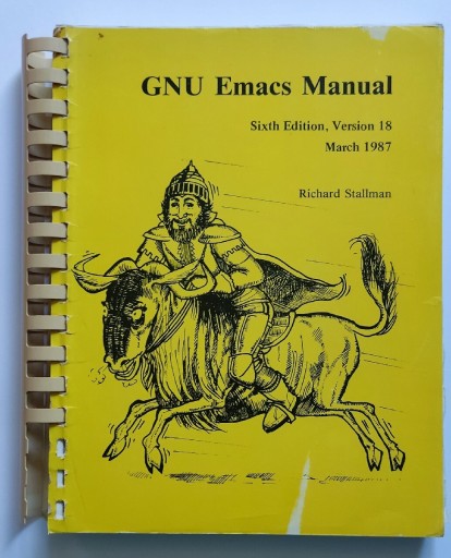 Zdjęcie oferty: GNU Emacs Manual - Richard Stallman