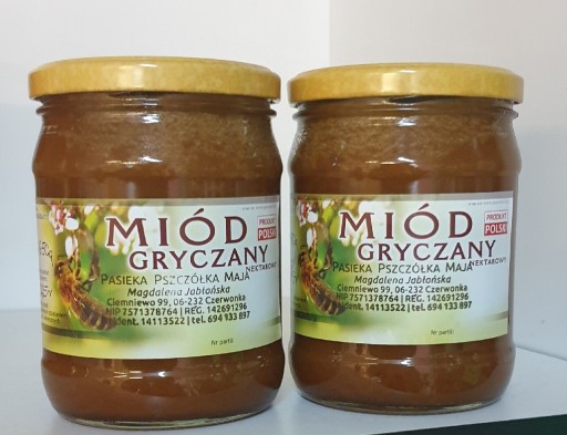 Zdjęcie oferty: Miód Gryczany 650g sezon 2023r