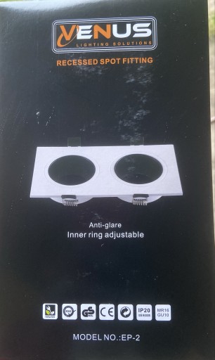 Zdjęcie oferty: Oprawa oświetleniowa podwójna biała