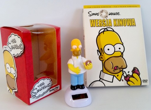 Zdjęcie oferty: The Simpsons Simpsonowie film DVD + figurka Homer