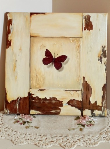 Zdjęcie oferty: Oryginalny obraz olejny "Motyl I"